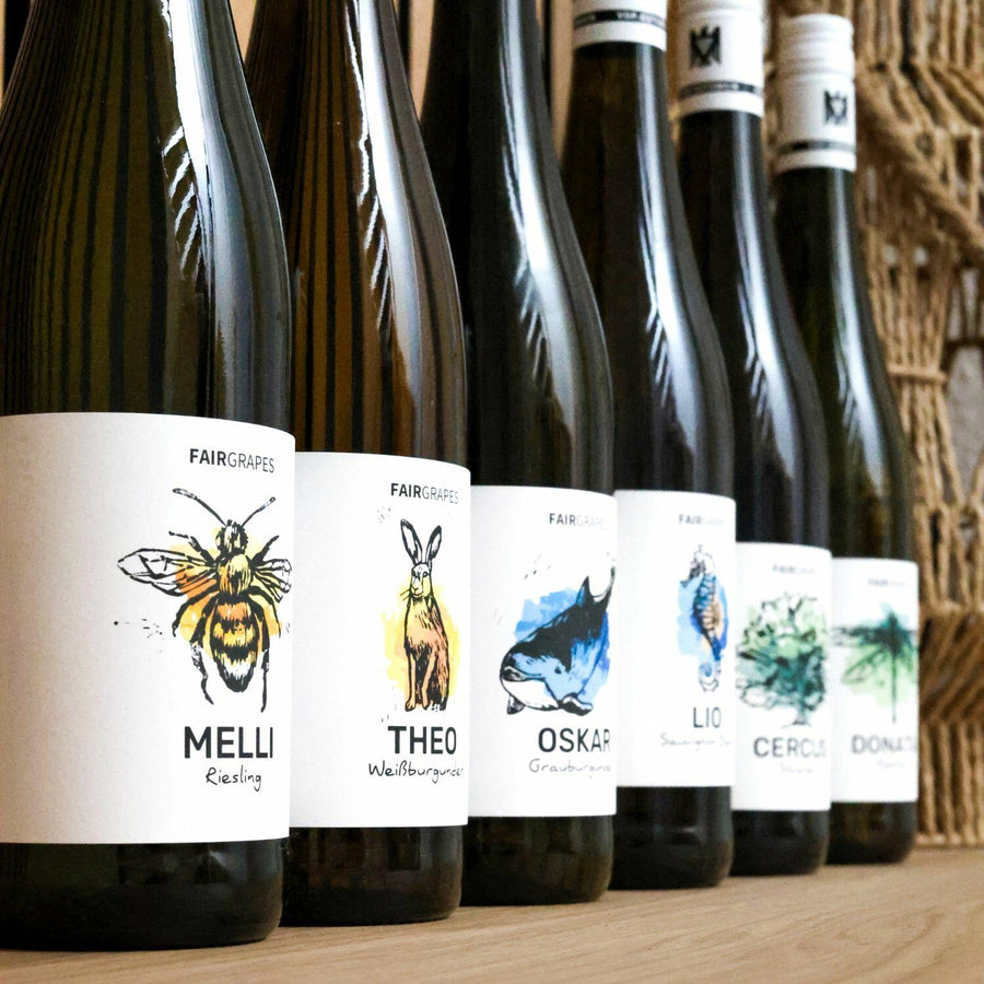 Du musst dich nicht durch Weinregale kämpfen