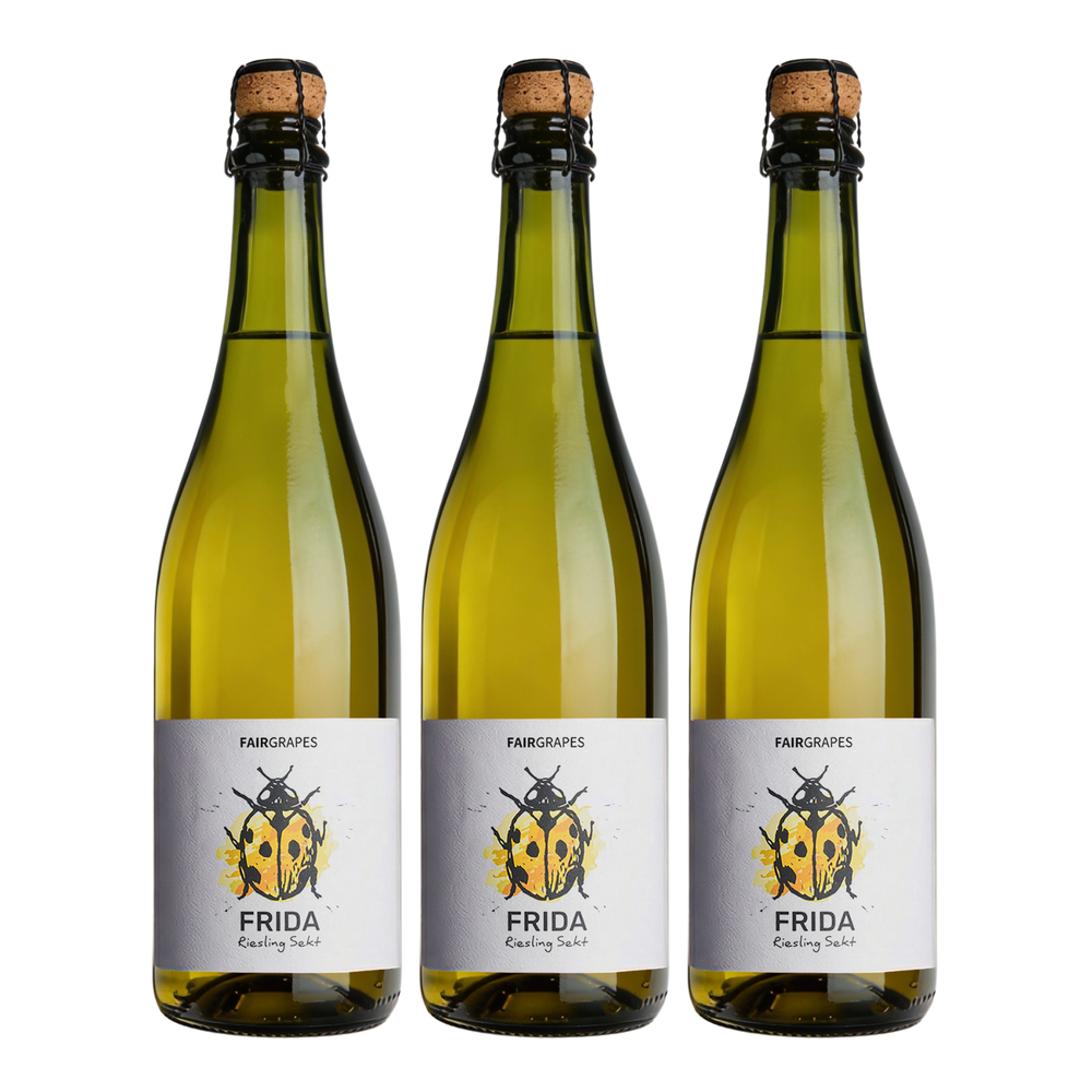 3 × FRIDA Riesling-Sekt